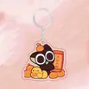Historia de Batalla de Luo Xiaohei 2 Película de Anime Merchandising Colgante Acrílico para Mochila Llavero Lindo Versión Q