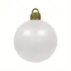 Bola Inflável de Natal de PVC Transfronteiriça, Bola Lanterna para Decoração de Jardim, Suprimentos de Natal, Bola de Atmosfera Natalina, Bola com Luz LED
