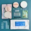 Puff Desechable para Novia Set de Herramientas de Maquillaje Esponja Toalla Facial Puff para Estudio Fotográfico Bolsa de Maquillaje Suministros de Belleza