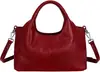2023 Nova Bolsa Feminina Casual Popular de Grande Capacidade Transfronteiriça Casual e Mais Fácil de Combinar Bolsa de Ombro Transversal de Couro Macio