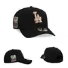 Novo Boné de Baseball Bordado da MLB para Homens e Mulheres, Chapéu de Sol Hip-Hop, Boné com Aba Fashionável e Versátil para Proteção Solar