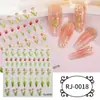 Zhengxiang Cyber Celebridade Estilo INS Adesivo para Nail Art Em relevo Cola Macia 5D Decalque Bronzing Flash Adesivo de Unha Cristal Gema DIY