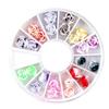 Nail Art flor de cola macia 12 cores flor de cola macia 24 com disco suprimentos para arte em unhas de noiva 12 cores joias para unhas