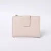 Billetera para Mujer 2026 Estilo Coreano Patrón de Piedra Cartera Corta con Múltiples Ranuras para Tarjetas y Gran Capacidad Juego de Dos Piezas Cartera Corta de Nicho