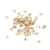 Nuevos accesorios de bolsa de oro de 14k hebilla de cierre de collar hebilla accesorios pulsera hecha a mano DIY hebilla de acabado accesorios de cuerda
