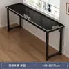 Mesa para uso doméstico, adecuada para el dormitorio de una niña, escritorio largo, diseño simple, ideal para apartamentos de alquiler, montada en la pared, escritorio largo para escribir, estación de trabajo, escritorio estrecho para computadora para estudiantes