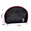 Bolsa de Maquiagem Portátil de Malha, Necessaire de Grande Capacidade, Bolsa Portátil para Armazenamento de Cosméticos, Bolsa de Embalagem de Malha Multifuncional