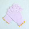 Guantes de punto de lana con dedos expuestos de invierno de Corea del Sur Ins Jelly Bean para mujer, de color sólido, con pantalla táctil, cálidos y resistentes al viento, para ciclismo