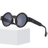 Gafas de Sol Redondas 2024 Simples Modernas Lujo Ligero Alta Gama Moda Europea y Americana Unisex