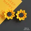 Accesorios de Resina Girasol DIY Funda de Teléfono Accesorios para el Cabello Llavero Materiales Imanes para Refrigerador Decoraciones para Hebillas de Zapatos