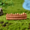 Paraíso de Conejos Adorno de Paisaje en Miniatura, Animal de Dibujos Animados Lindo, Casa de Conejo Zanahoria, Accesorios de Resina para Jardinería, Artesanía Hecha a Mano