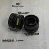 Rodas de suporte em nylon para trilhos de bancada, rodas motrizes de 65mm, rodas acionadas, rodas centrais, rodas de extremidade azuis de 80mm para linhas de transporte