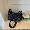 Bolso de Hombro Individual de Lunares Estilo Coreano para Mujer 2026 Nuevo Gran Capacidad para Viajes Diarios Casual Bolso Cruzado Estudiante Versátil Bolso de Axila