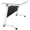 Mesa de Conferencia Plegable, Escritorio Móvil, Combinación de Mesa y Silla para Capacitación, Mesa Larga, Sala de Conferencias, Empalme Desmontable Multifuncional