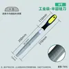 Set de Lima de Acero de Cinco Piezas Herramienta de Rectificado de Lima para Carpintería y Metal Lima Semicircular Cuadrada Plana con Mango Lima de Acero al Carbono