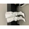 Botas de Cavaleiro Finas com Salto para Mulheres Baixas, Botas Longas Franzidas, Nova Moda Outono/Inverno Europeia e Americana 2026