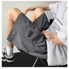 Pantalones cortos cargo de calle alta para hombre, verano, delgados, casuales, de secado rápido, pantalones de 5 puntos, holgados, rectos, versátiles, estilo Hong Kong, pantalones cortos de longitud media