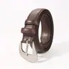 Cinturón Negro de Piel Genuina para Mujer, Moderno y Versátil, Estilo Nuevo, Piel de Primera Capa, Cinturón Decorativo para Mujer para Vestidos, Gabardinas, Suéteres, Venta al por Mayor