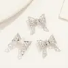 Estilo Hada de Lujo Ligero Colgante de Lazo Hueco Chapado en Cobre Oro Imitación 18K Colgante para Pendientes Accesorios de Joyería DIY