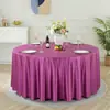 Mantel Rojo Banquete de Bodas Mesa Redonda Año Nuevo Rojo Grande Engrosado Redondo Compromiso Boda Banquete Mantel Mesa de Banquete Configuración de Mesa Mantel