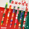 Caneta Pressão Gel Original de Natal Hangsu Papelaria Fofa de Natal Caneta de Assinatura Desenho Caneta Pincel para Prova