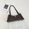 Novedad de este año: Moda Estampada con Letras 2026 Nueva Elegante y Única Bolso Cruzado de Hombro con Cadena Forma de Media Luna
