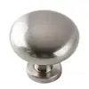 Aleación de Zinc Cobre Antiguo Dorado Cepillado Cajón Gabinete Puerta Mango Floral Grande Amarillo Agujero Único Tirador Redondo Minimalista Moderno