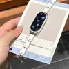 Adecuado para Pulsera de Cinturón Xiaomi 10/9/8 Correa de Cadena de Conejo de Dibujos Animados Watch4-5Fit3/Fit4