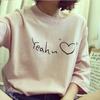 Wubixie Nueva Moda Coreana Ropa de Estudiante para Mujer Cuello Redondo Camiseta Estampada de Manga Corta Top para Mujer Venta al por Mayor
