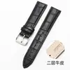 Punto de Fábrica Adecuado para Correa de Reloj Samsung Huawei Gt Correa de Reloj de Cuero con Patrón de Bambú Liso Correa de Reloj de Liberación Rápida para Reloj Inteligente