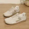 Zapatos de Entrenamiento Versátiles para Primavera y Otoño de Tallas Grandes, Zapatos Deportivos Casuales de Moda para Mujer, Punta Redonda, Suela Plana, para Exteriores