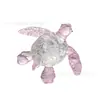 Adornos Artesanales de Tortuga de Cristal de Colores, Figuras Realistas de Animales Marinos, Exquisitos Regalos de Cumpleaños para Niños, Disponibles para Venta al por Mayor