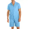Amazon Camisa Casual de Botones de Manga Corta para Hombre Pantalones de Playa de Vacaciones Conjunto de Shorts Deportivos de Manga Corta de Secado Rápido