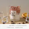 Cera de Gel vertida a mano Rodajas de Cera para Aromaterapia en Forma Cilíndrica con Temática de Café Helado, Personalizables con Logo, Exclusivamente para Ventas Transfronterizas