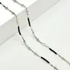 Acessórios de Corrente para Joias DIY Mais Vendidos na Europa e América Contas de Cobre Preto Fosco Corrente Cruzada Brincos Materiais para Colar