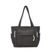 Bolsa Feminina de Ombro Único 2026 Primavera Novo Estilo Urbana Simples de Veludo Cotelê Bolsa de Mão Casual Bolsa para Mães