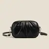 Bolsa Pequena Plissada da Moda para Mulheres 2026 Novo Modelo Três Camadas Transversal Porta-Moedas Bolsa de Mãe Bolsa de Ombro Bolsa de Celular