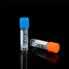 Tubo de congelación de plástico tubo de congelación desechable vertical graduado con rosca tubo de congelación consumibles de laboratorio tubo de congelación