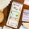 Yuxian pode escrever em notas adesivas e blocos de notas, fragmentos diários, colagens estilo recibo vintage, diários, registros da vida e check-ins.