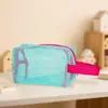 Bolso Cruzado de PU, Neceser para Mujer, Bolso de Mano Portátil, Bolsa Impermeable para Artículos de Tocador de Cuidado de la Piel, Bolso de Gran Capacidad, Bolsa de Viaje