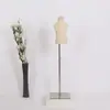 Maniquí de Medio Cuerpo Infantil con Cabeza y Manos, Soporte de Exhibición para Escaparate de Tienda de Ropa Infantil, Perchero para Tienda de Ropa de Niños y Niñas