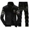 Traje casual de primavera y otoño para hombre Ropa deportiva juvenil para exteriores Suéter de pareja Ropa para correr para mujer Conjunto de dos piezas para mediana edad para hombre