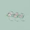 Cuentas Espaciadoras de Bambú Antiguo Arenado de Plata de Ley S925 con Cuentas Accesorios para Pulseras de Cuerda Hechas a Mano DIY Accesorios de Conexión