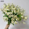 Decoração Estilo Floresta de Camomila Simulada Flor Macia Margarida Pequena Salão de Casamento Fotografia Mesa Flor Simulada Pequena Cabeça de Flor