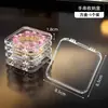 Caja de Almacenamiento para Exhibición de Pulseras, Joyero, Caja de Joyería Transparente para Escritorio con Cuentas de Cristal para Pulseras, Antioxidación