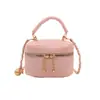 Bolsa de Cubo de Mano Estilo Dulce al por Mayor para Mujer, Nuevo Modelo Primavera 2026, Bolso de Hombro con Cadena Acolchada, Bolso Cruzado