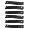En Stock Negro Estante de Pared para Discos de Vinilo Acrílico Soporte para CDs Estante de Pared para Almacenamiento de Discos de Vinilo 12 pulgadas