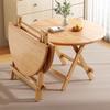 Simples Pequeno Apartamento Aluguel Sala Mesa de Jantar e Cadeira Mesa Dobrável Mesa de Jantar Doméstica Mesa Redonda Portátil ao Ar Livre Mesa Quadrada