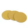 Papel de Lija Amarillo 2/3/5/6/ 9 pulgadas Hojas de Papel de Lija Flock para Pulido y Lijado, Pintura Automotriz, Papel de Lija para Metal Venta al Por Mayor