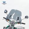 Coche deportivo Wolf adecuado para Jialing coco125 parabrisas deflector de viento delantero pedal modificación altura ajustable